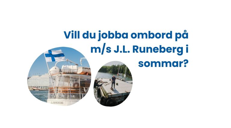 Vill du jobba ombord på m/s J.L. Runeberg i sommar?